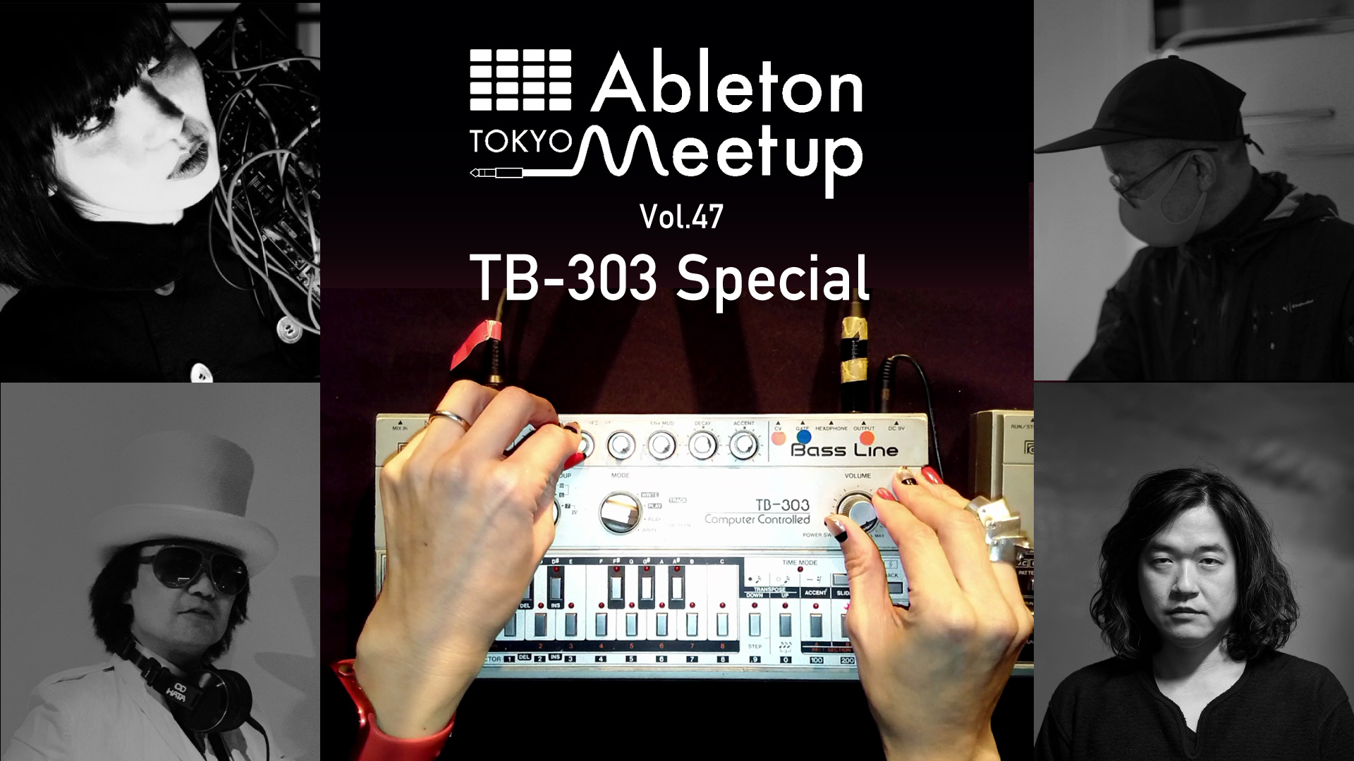MOVIE | Ableton Meetup Tokyo Vol.47 TB-303 Special feat. galcid