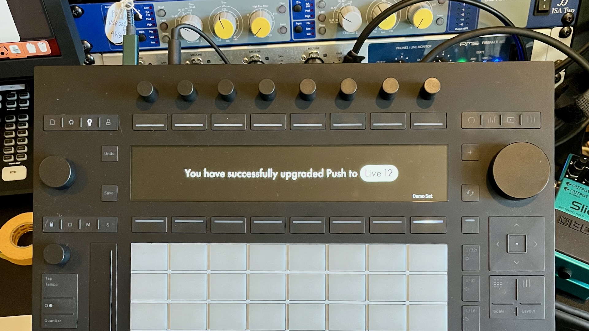 Push 3(スタンドアロン)にLive 12対応ファームウェアをインストールする方法